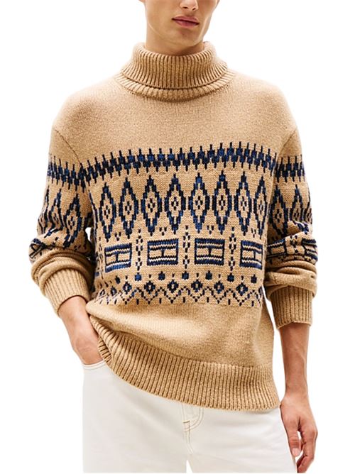 Pullover relaxed fit in misto lana di agnello Tommy Hilfiger | MW0MW40843ADN